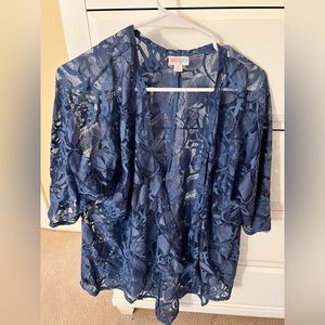 Blue Lace Lularoe cover up